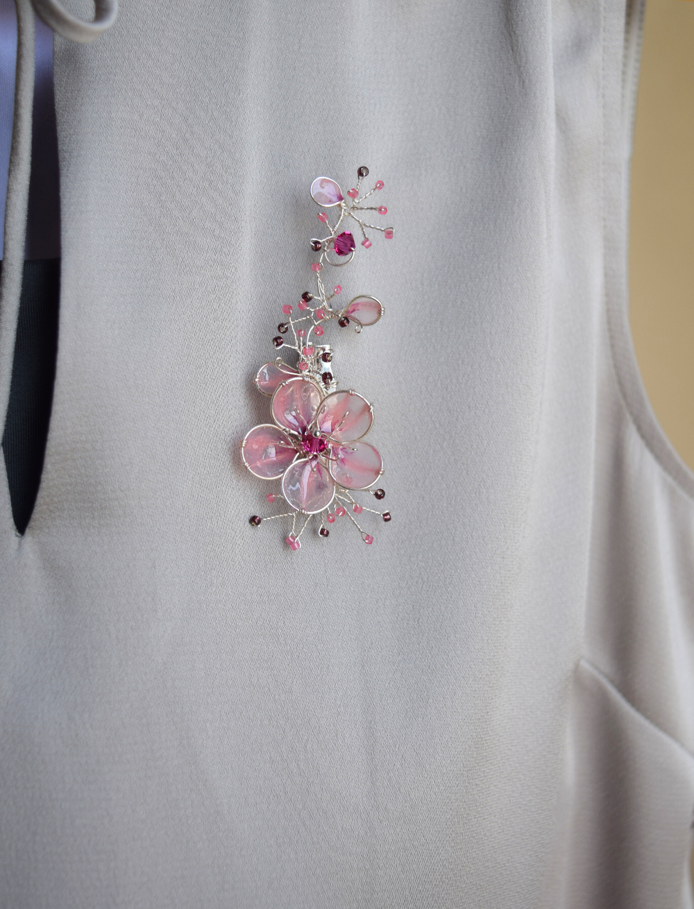 Cherry Blossom Brooch pin