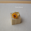 Sunflower finger ring adjustable